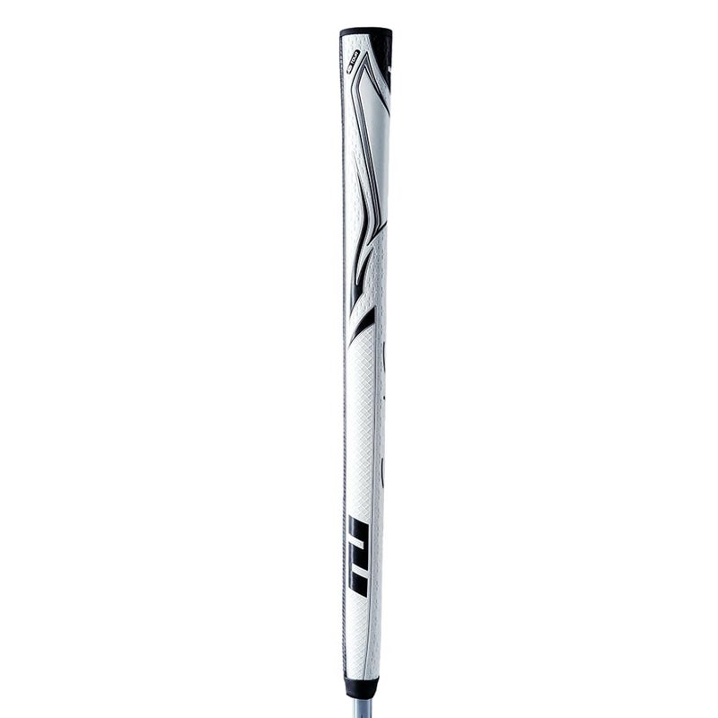 Super Stroke SuperStroke Zenergy Tour 1.0P 17" Golf Putter Grip with No Taper Enhanced SPYNE Technology, New Multi-Zone Texturing and Tech-Port, White/Black - Image 5