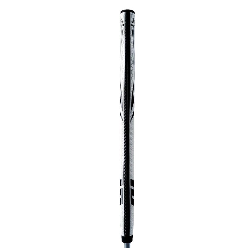 Super Stroke SuperStroke Zenergy Tour 1.0P 17" Golf Putter Grip with No Taper Enhanced SPYNE Technology, New Multi-Zone Texturing and Tech-Port, White/Black - Image 4