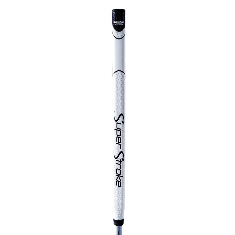 Super Stroke SuperStroke Zenergy Tour 1.0P 17" Golf Putter Grip with No Taper Enhanced SPYNE Technology, New Multi-Zone Texturing and Tech-Port, White/Black - Image 2