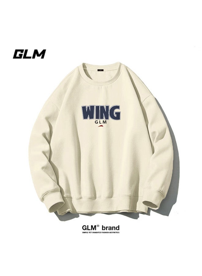 Glm Men's Autumn Crewneck Sweatshirt Korean Style Trendy Loose Casual Pullover Shirt - Image 1