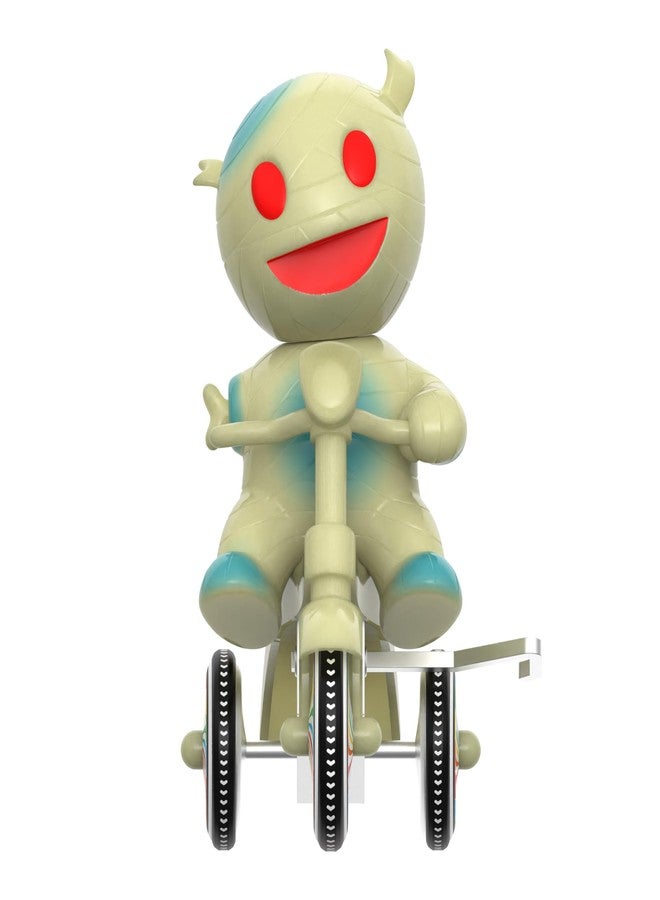 Super7 Super Cycles Mummy Boy with Glow in The Dark Trike - 5" Mummy Boy Action Figure Toy Pop Culture Collectibles and Retro Toys - Image 3