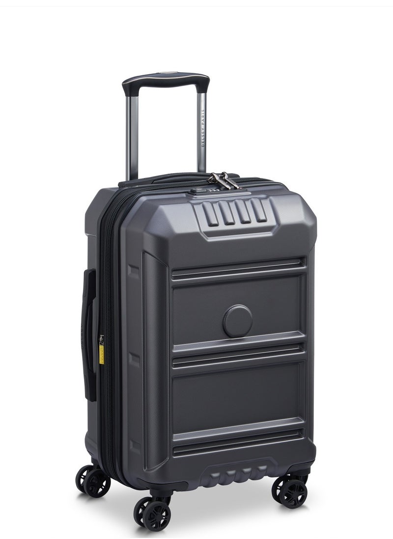DELSEY Paris Rempart 55cm Softcase 4 Double Wheel Flex Cabin Trolley Case Anthracite Grained - 00218180101  - Image 2