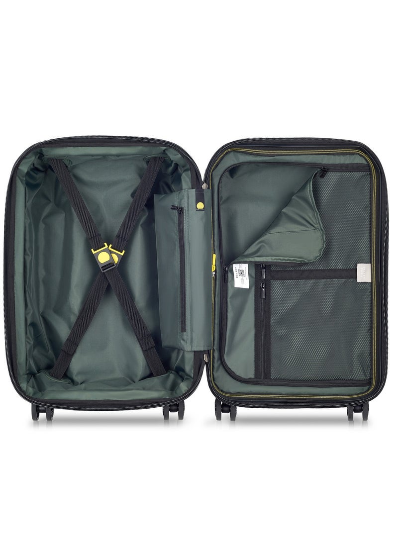 DELSEY Paris Rempart 55cm Softcase 4 Double Wheel Flex Cabin Trolley Case Anthracite Grained - 00218180101  - Image 4