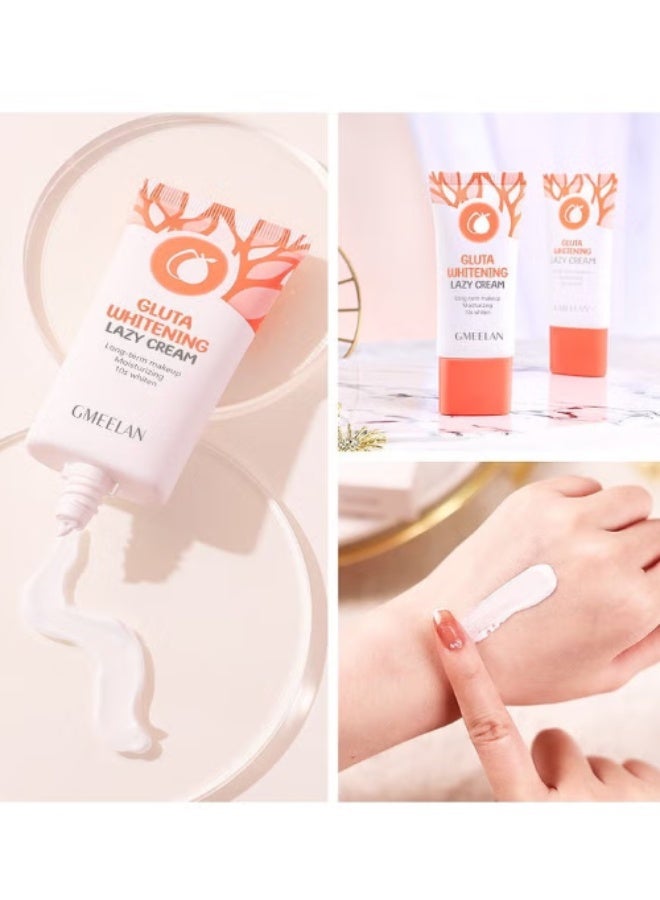 جمييلان كريم تفتيح البشرة Gmeelan Gluta 30 غرام، كريم لتفتيح البشرة، يعالج البقع الداكنة، التصبغات، عدم توحد لون البشرة، مرطب للوجه، مناسب للنساء والرجال، للاستخدام اليومي، لجميع أنواع البشرة. - Image 2
