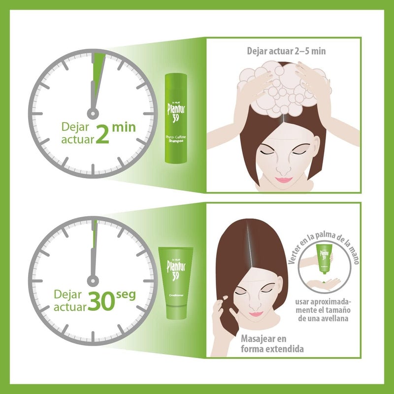 Plantur 39 Phyto-Caffeine Shampoo, Conditioner & Tonic I Prevents and reduces Hair Loss I For Fine and Brittle Hair I Unique Gelenic Formula Supports Hair Growth I Made in Germany - Image 4