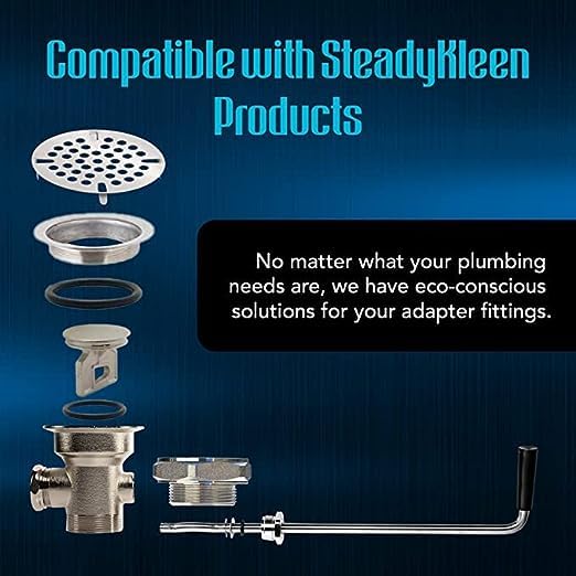 STEADYKLEEN - Sink Drain O Ring, Plunger Rubber Gasket for 3 Compartment Sink, Replacement O Rings, Complements Twist Waste Valve Drain Stopper - $6.95 per O-Ring - Image 5