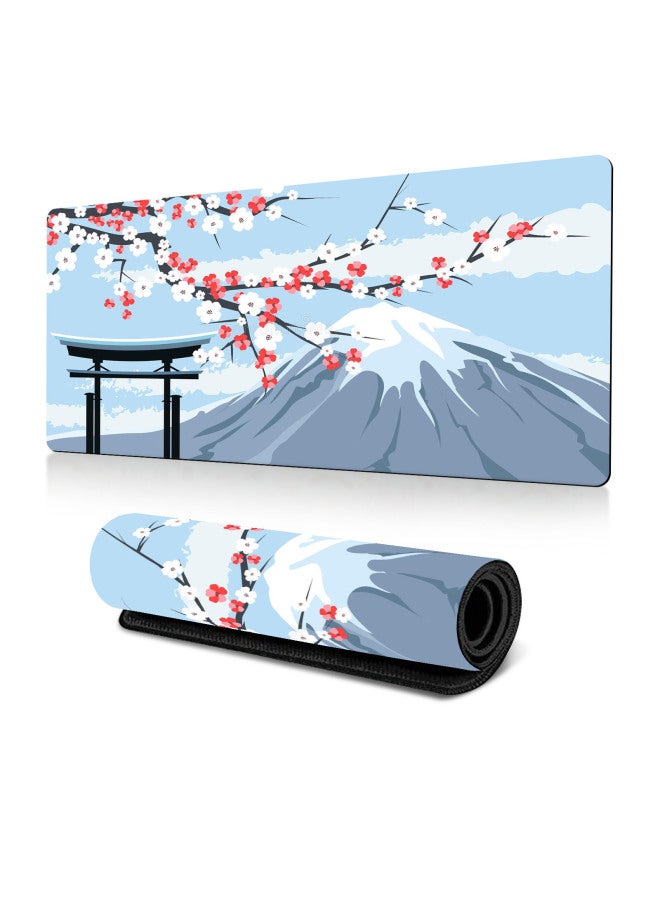 Ink Cherry Blossom Mouse Pad Large Office Desk Pad Dead Life Black And White Series Mouse Pad Rubber Non-slip-Color:300*800*3MM-Pattern:Pattern 27  - Image 1