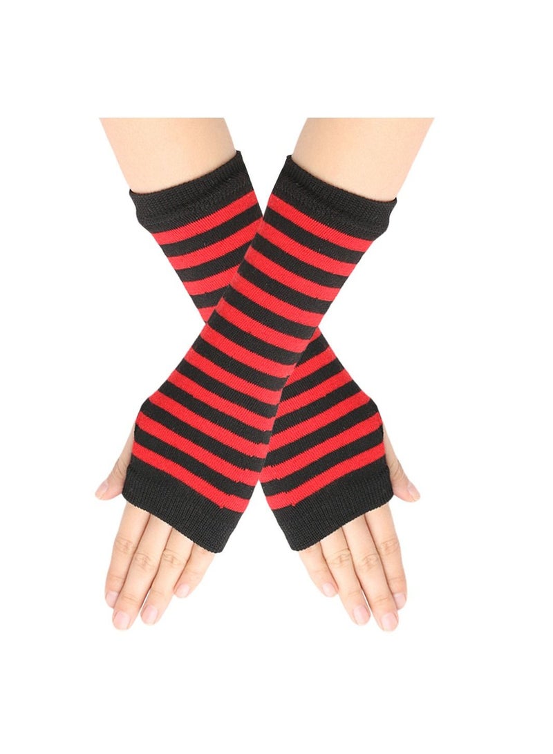 Loquat Fingerless Cotton Gloves Sleeves 