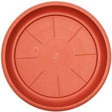 PlantaZee Flower Pot Plant Saucer Base Plate Planter Tray 9 inch Terracotta, Plant Container Set Plant Container Set (Pack of 6, Plastic) - Image 2