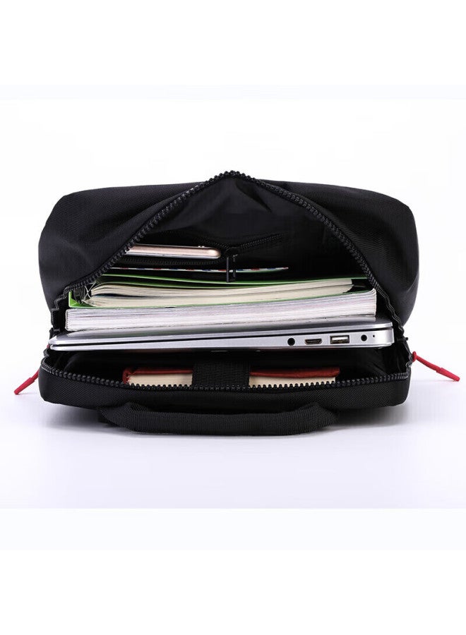 Lexon Women's Backpack, 12/13 Inch Laptop Bag, Casual Lightweight Fashionable School Bag, Travel Toiletry Bag, Black - Image 4