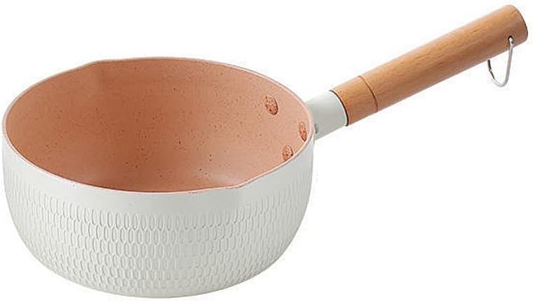 woobles Korean Noodle Pot Milk Pan Ramen Pot Hot Shin Ramyun Pot Saucepan Soup Pan with Handle for Kitchen 2L - Image 1