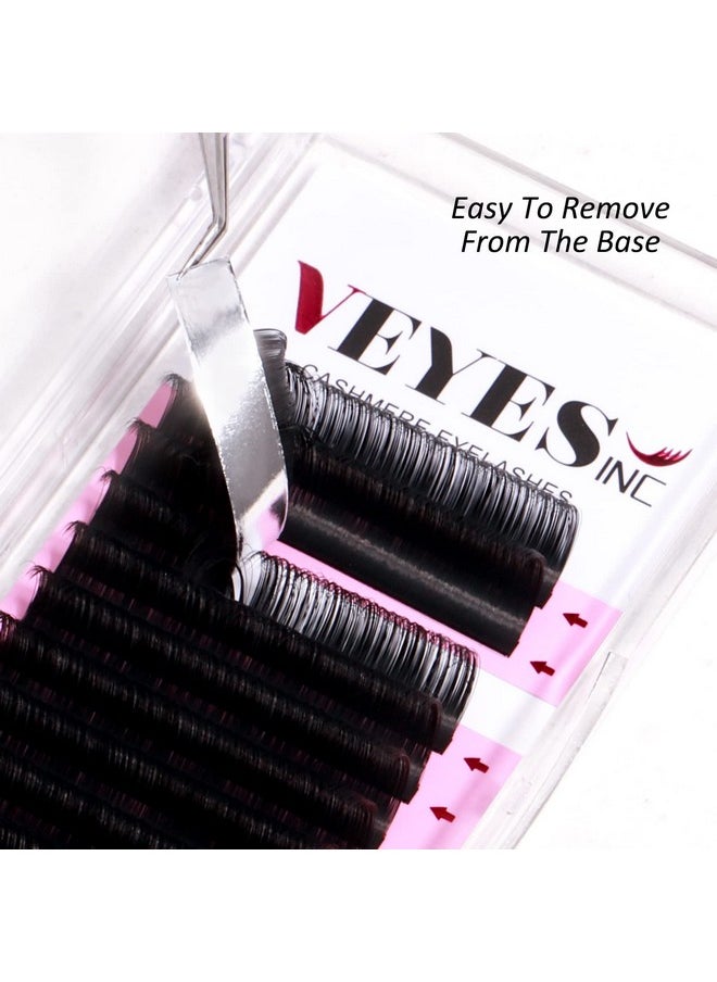 VEYES INC - Cashmere Volume Lash Extensions C Cc D Dd Ld L B J M Curl 0.03-0.20 Thickness 5-25Mm, Super Matte Black Individual Eyelashes Tray, Professional Supplies For Lash Techs (0.05 D 8-16Mm) - Image 1