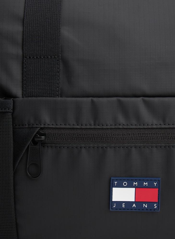 TOMMY JEANS Tech Waterproof Ripstop Roll-Top Duffel Bag - Image 3