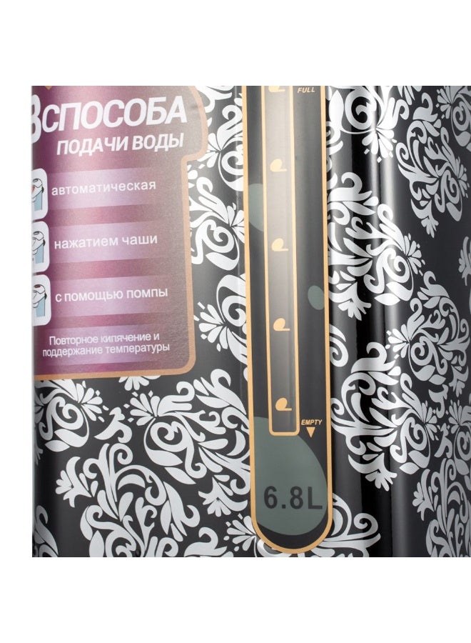 Electric Air Pot 6.8L  Keep Warm Thermostatic Water Dispenser  Stainless Steel Kettle with Safety Lock for Home & Hotel - Image 5