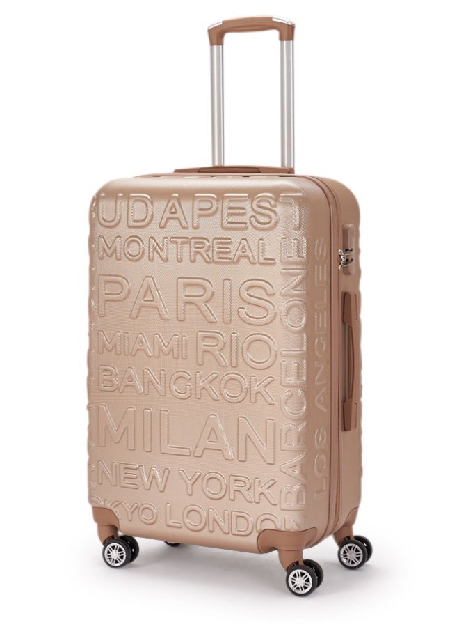 ليمرا طقم شنط سفر مكون من 3 حقائب أمتعة لون ذهبي - Image 2