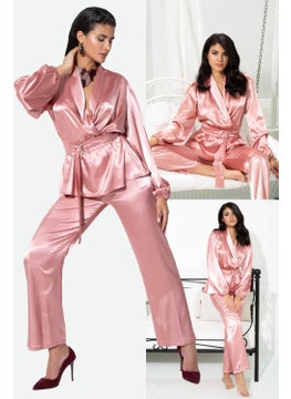 for you in&out 2-Piece Dusty Rose Pajama Set Both Inside and Outside S27390  - Image 1
