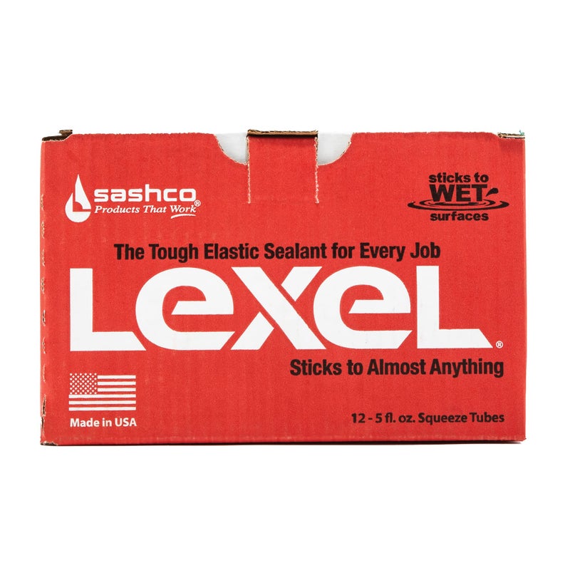 Sashco - 13013-12 Lexel, 5 Ounce Squeeze Tube, Clear (Pack of 12) - Image 3