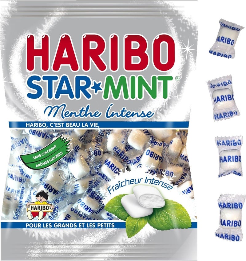 Haribo Starmint Intense Mint Freshness 200g - Sugar-Free Chews - Image 3