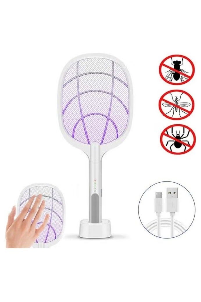 Generic USB Rechargeable Electric Mosquito and Insect Zapper with Light Base - Image 1