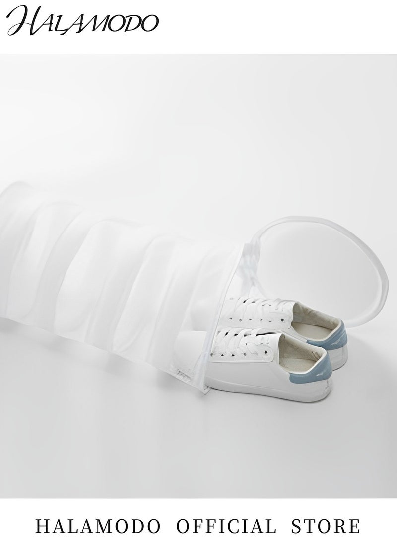 هالامودو أكياس غسيل الأحذية أكياس غسيل شبكية للأحذية بسحاب حماية الأحذية من الغسيل حذاء تشغيل حقيبة غسيل للأحذية المختلفة - Image 2