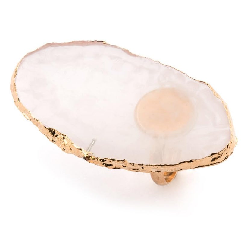 Yellow Resin Nail Art Palette Nail Mixing Palette Polish Holder Drawing Color Palette Nail Art Painting Palette Manicure ToolAttractive Processed Beauty and Personal Care