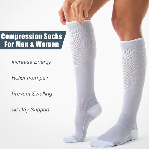 Bluemaple Compression Socks for Women and Men3 Pairs1520mmHg Best Circulation Support Socks - Image 3