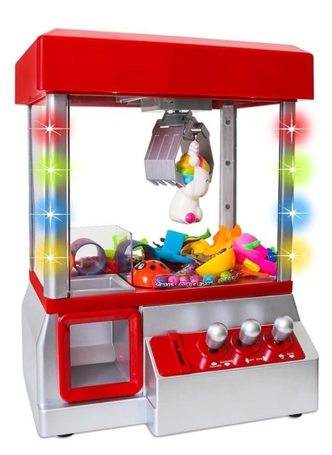 Claw Machine Arcade Game Candy Grabber Prize Dispenser Vending Machine Toy for Kids