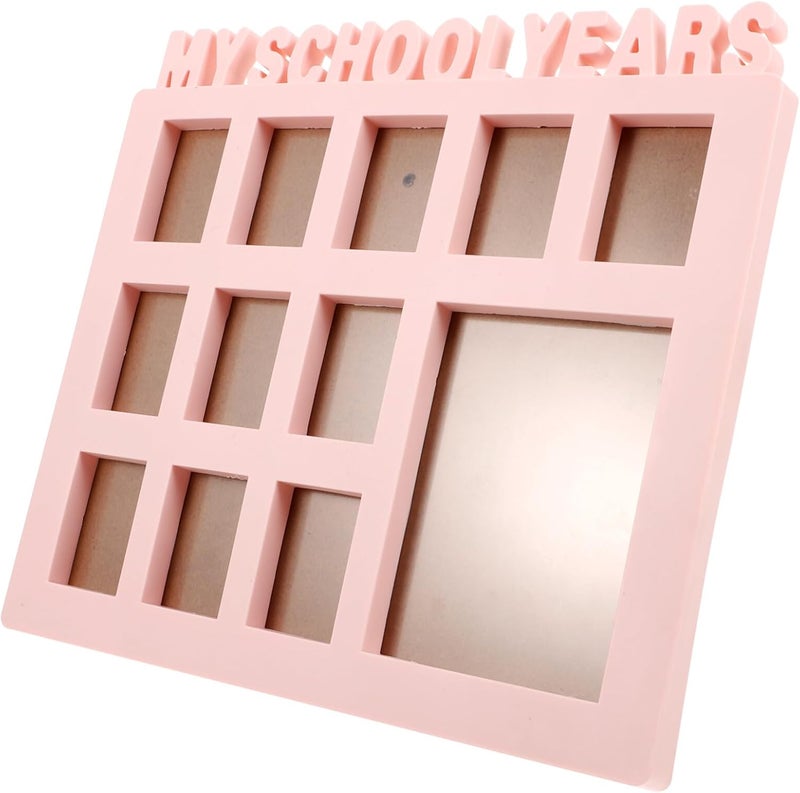 UV resistant School Years Photo Frame Collage Plastic Picture Display Frame for Growth Record Tabletop Holder Pink Elegant practical design Comfort grip Newly stocked local goods Sufficient order stock All-scene tailored quality Simple multifunctional build Market need oriented construction Fixed & portable compatible Hardness boosted processed substance Longevity optimized build Consistent steady quality Strategic warehouse site Occasional & permanent usable Multi-demand satisfied design Standard fit Seasonal & permanent compatible Upgraded classic design Anti topple design Integrated practical design Workday cycle fulfillment Global flexible assemble picks Surface safe Fault optimized construction Multi item matching - Image 1