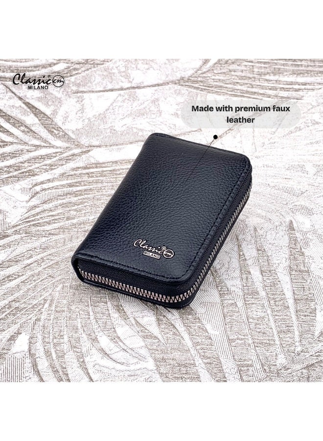 Classic Milano Faux Leather Wallet for Women – Women Wallet & Card Holder Women | Stylish Card Wallet with Cash Compartment | Slim Ladies Wallet, Girls Wallets, Women’s Wallets, Gift for Her - Image 4