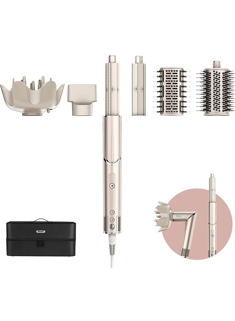 شارك مجفف شعر ومكواة شعر فليكس ستايل ٥ في ١ مع حقيبة تخزين - Image 1