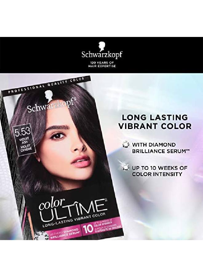 Schwarzkopf Color Ultime Permanent Hair Color Cream 5.53 Violet Ash 5.53 Violet Ash 1 Count - Image 3