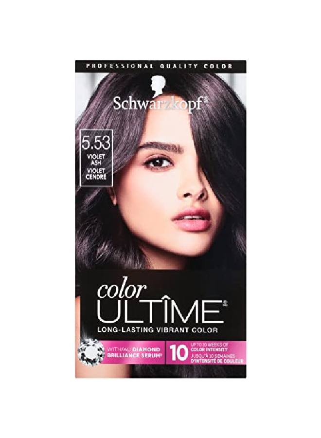 Schwarzkopf Color Ultime Permanent Hair Color Cream 5.53 Violet Ash 5.53 Violet Ash 1 Count - Image 1