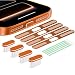 Goweewon USB C Dust PlugUSB C Port Cover Type C Charging Port Plug Cover Speaker Dust CoverAccessories for iPhone 17 Pro Max Orange for iPhone 17 Pro Max - Image 2