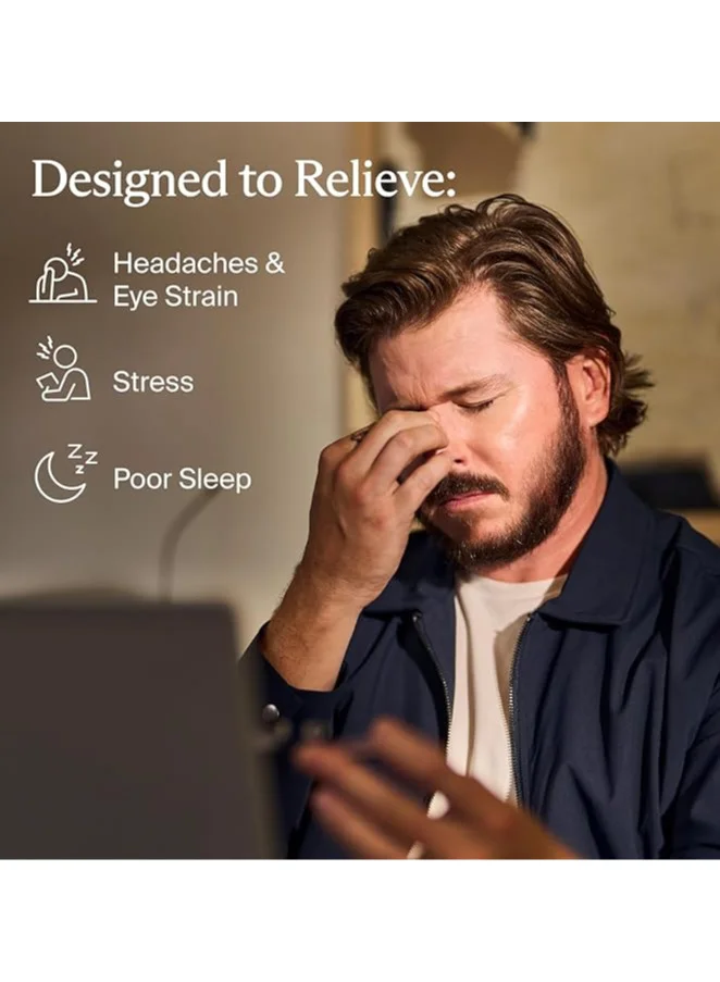 Therabody Therabody SmartGoggles 2.0 Heated Eye Mask, Sleep Mask with Blackout & Temple Massage for Personalised Relaxation and Headache Relief