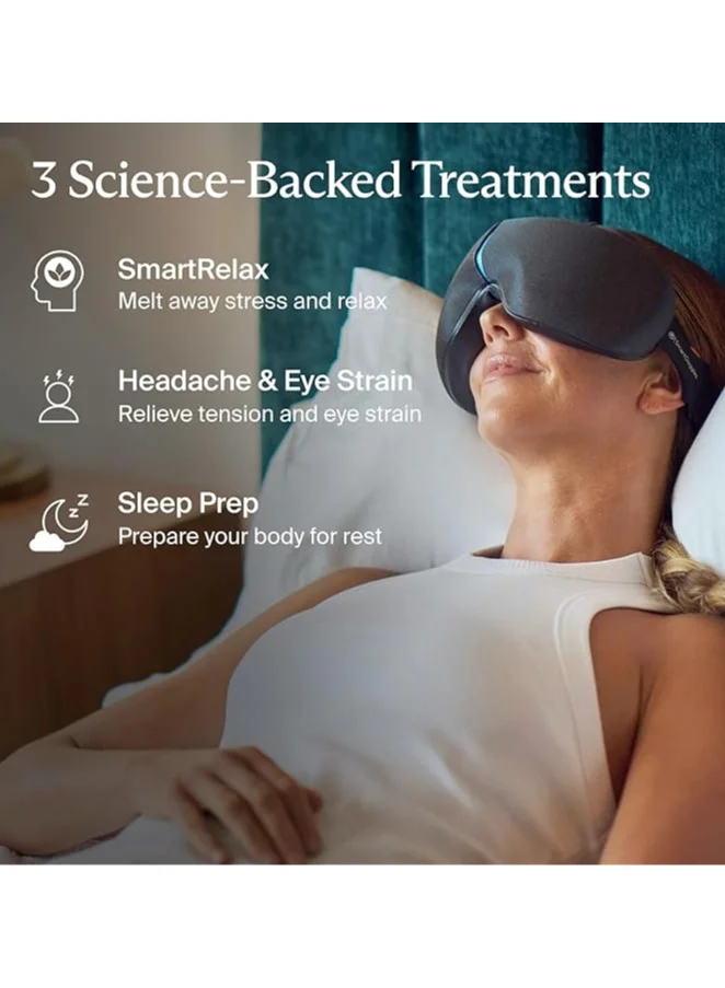 Therabody  Therabody SmartGoggles 2.0 Heated Eye Mask, Sleep Mask with Blackout & Temple Massage for Personalised Relaxation and Headache Relief  | Best Price UAE