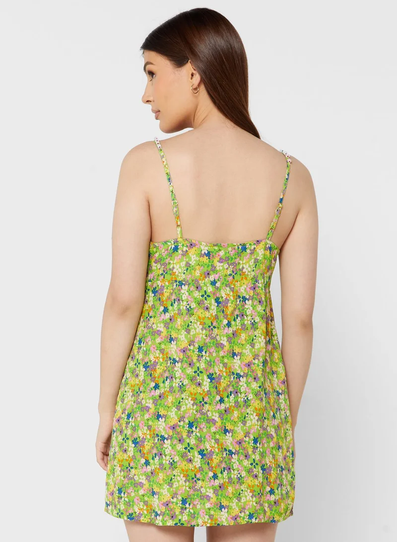 River Island Petite Knitted Printed Dress