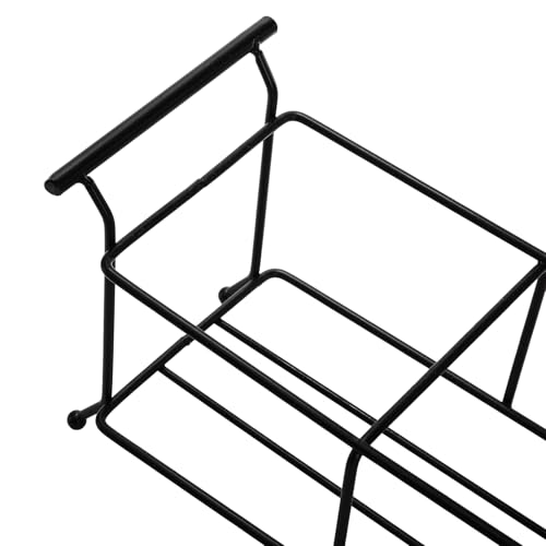Bekith 3-Piece Ceramic Flatware Caddy with Metal Rack, Utensil Holder Silverware Caddy Cutlery Organizer, White - Image 4