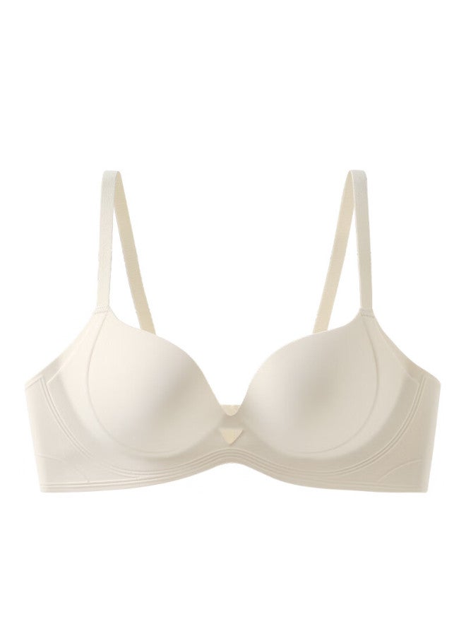 Finseech Fensiqi Lift And Push-up Seamless Bra For Small Shaping And Enhancing, Milk White, M - Image 1