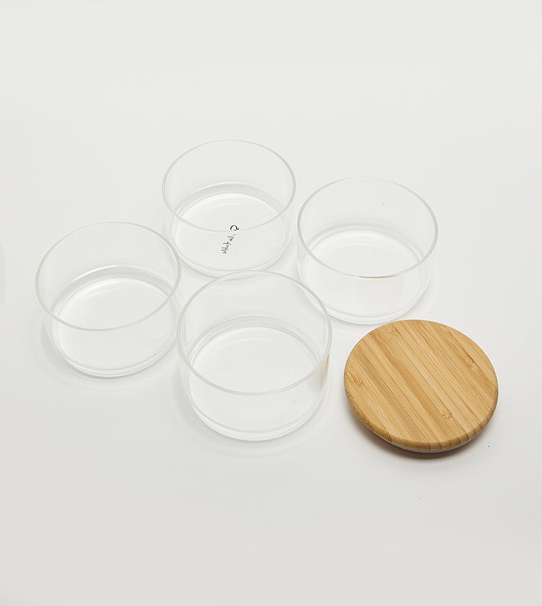 Sur La Table Stackable Glass Jar 380ml 4pcs - Image 3