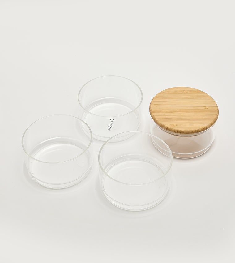 Sur La Table Stackable Glass Jar 380ml 4pcs - Image 2