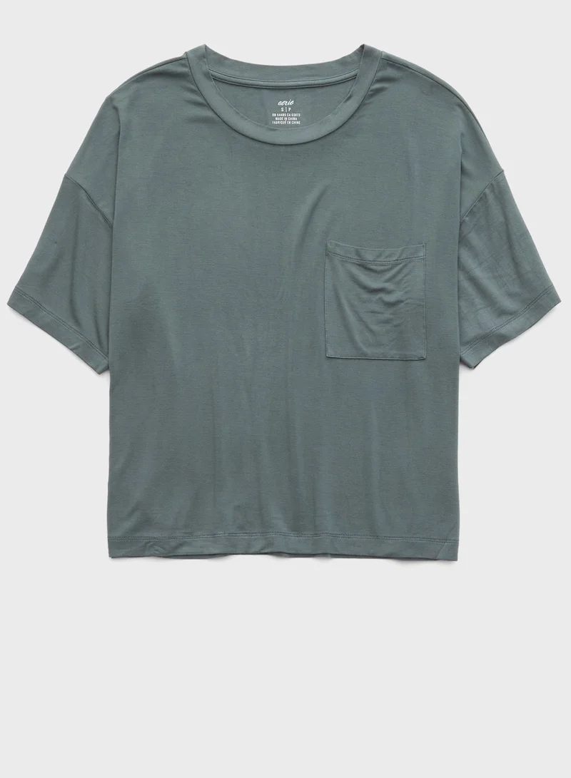 Aerie Crew Neck Oversized T-Shirt