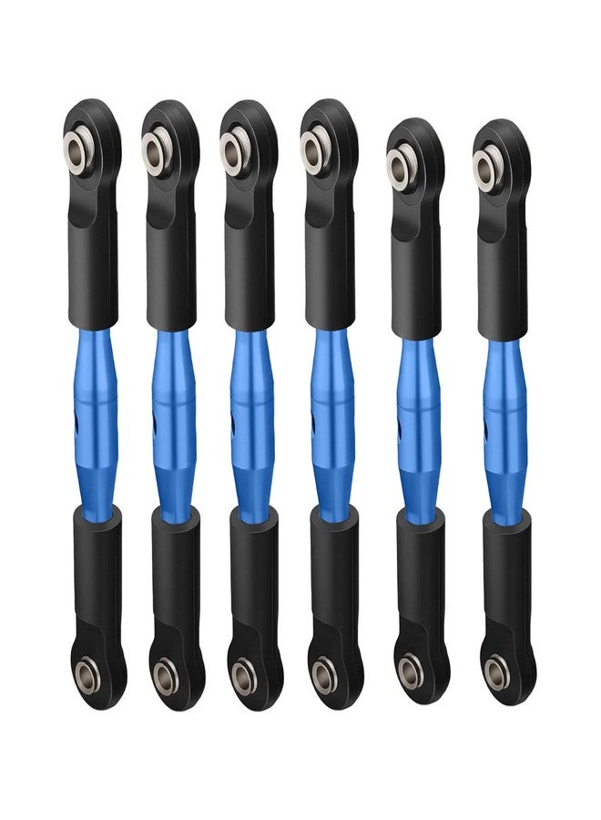 NMNRC Alloy Turnbuckles Camber Links Kit Compatible with Arrma 1/8 Typhon 3S BLX & 550 Mega 1/10 Big Rock V3 Series Upgrades Part Blue - Image 1