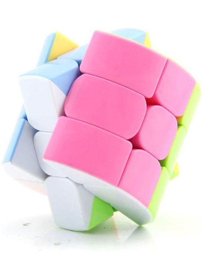 NIBEMINENT Square Third Order Octagonal Column Rubik Cube Children Educational Puzzle Toy - Image 2