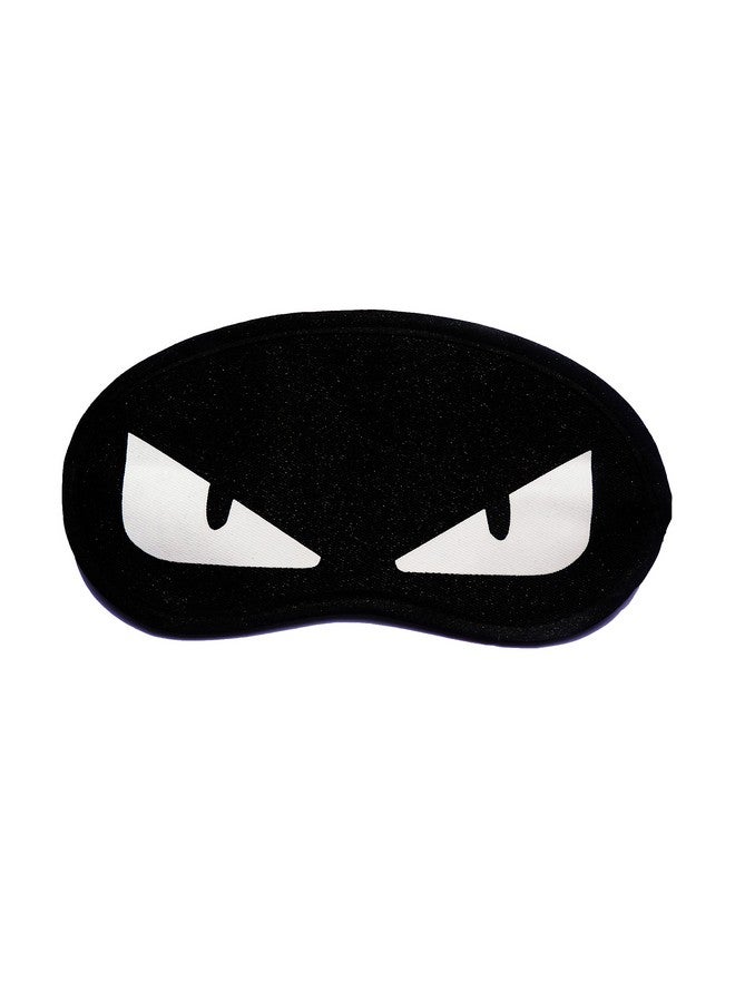 Jenna Red Ribbon White Eye Cartoon Face Sleeping Eye Mask (Pack Of 2) - Image 3