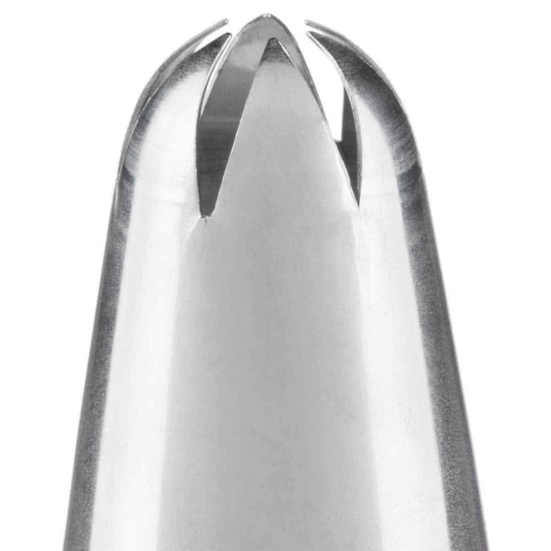 Ateco #852 Deep Closed Star Pastry Tip - Stainless Steel - Image 4