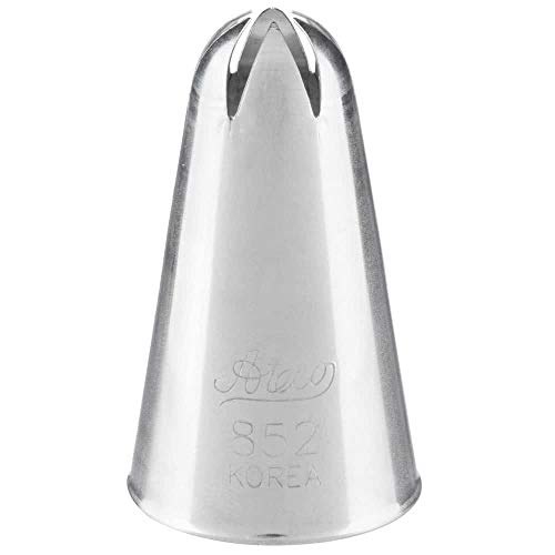 Ateco #852 Deep Closed Star Pastry Tip - Stainless Steel - Image 2