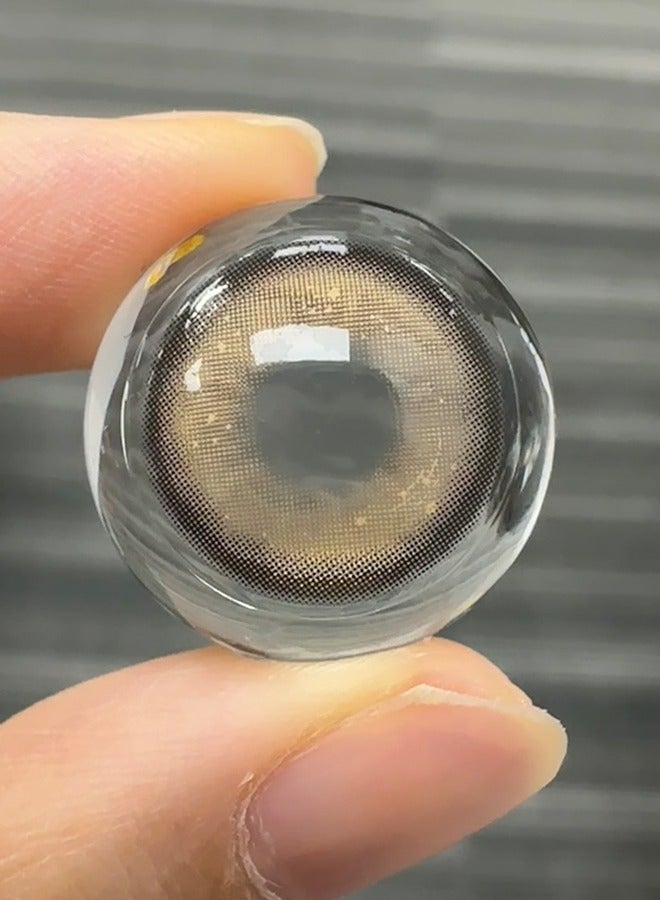 Freshlady Colored Contact Lenses Arctic Ice Brown 14.20mm Yearly Disposable for Daily Wear - Image 5