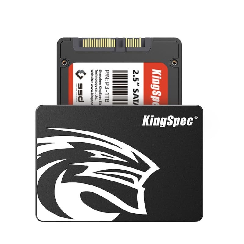 محرك أقراص الحالة الصلبة الداخلي 512 جيجابايت SSD 2.5 SATA III 6 جيجابايت/ثانية، قراءة تصل إلى 570 ميجابايت/ثانية، كتابة 520 ميجابايت/ثانية، فلاش NAND ثلاثي الأبعاد لأجهزة الكمبيوتر المحمول وأجهزة الكمبيوتر المكتبية - Image 1