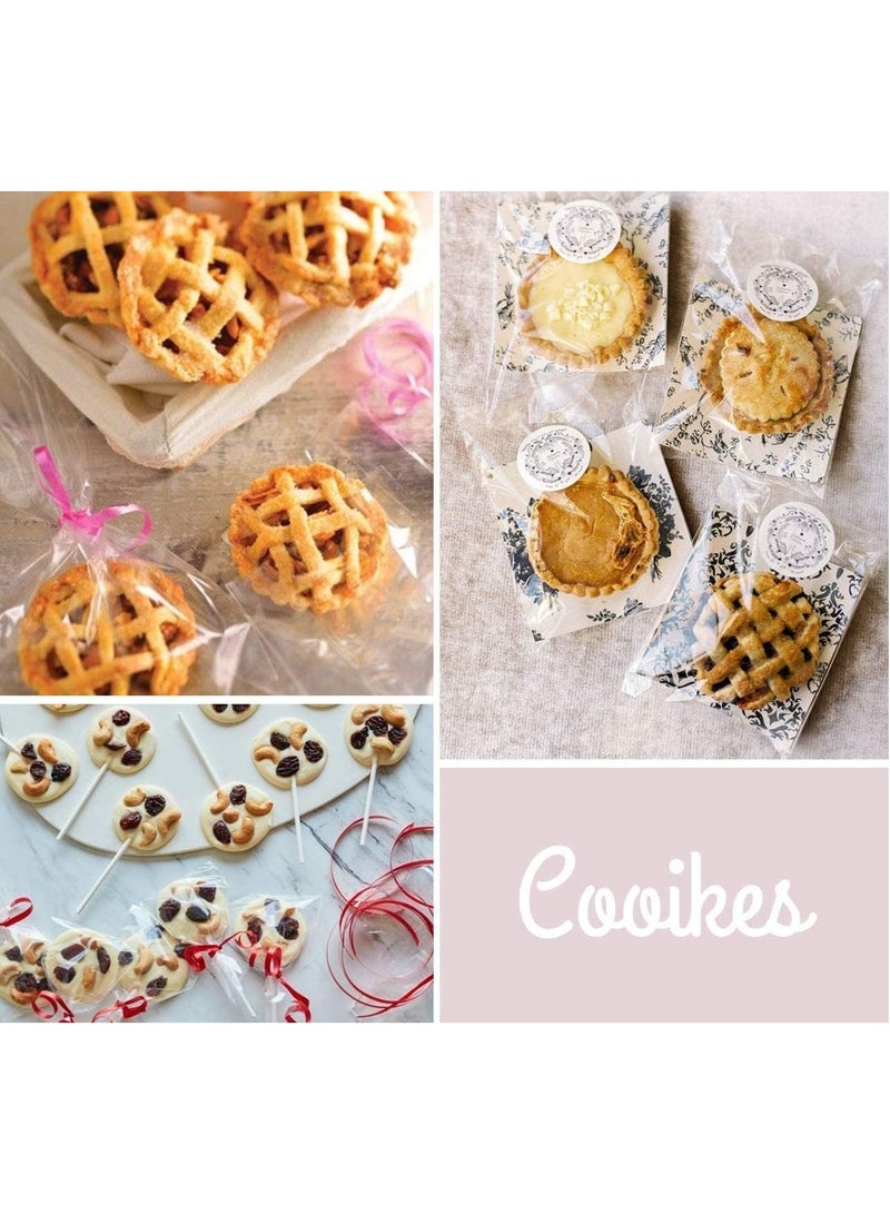 مارك [35 قطعة] أكياس حلوى شفافة مقاس 16 × 22 بوصة - أكياس بلاستيكية مسطحة من السيلوفان لتخزين الطعام والحلويات وحلويات شوكولاتة عيد الحب - Image 4