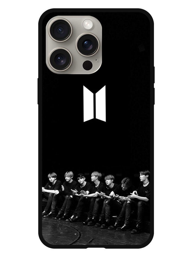 Theodor غطاء واقي مضاد للخدش ومقاوم للصدمات لجهاز iPhone 15 Pro عضو BTS - Image 1